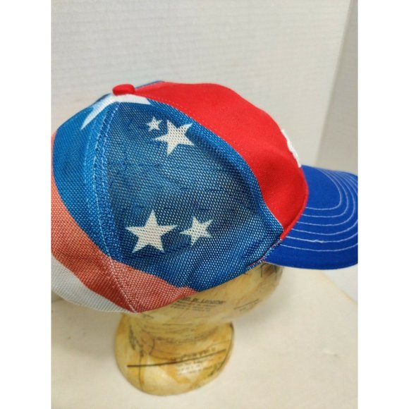 K- Products Budweiser American Flag Adjustable Mesh Trucker Hat Cap Beer - Picture 2 of 7